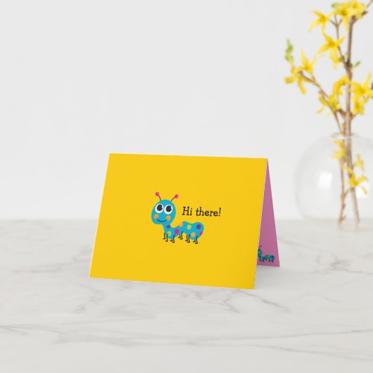 rupsbandkaart kaart (Gele Bloem)