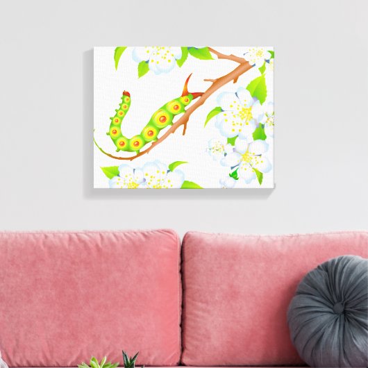 rupsbloesems canvas afdruk (Insitu (Woonkamer))