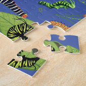 Rupsen voor natuur liefhebbers legpuzzel (Zijkant)