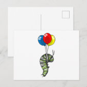 Rupsenballon Briefkaart (Voorkant / Achterkant)