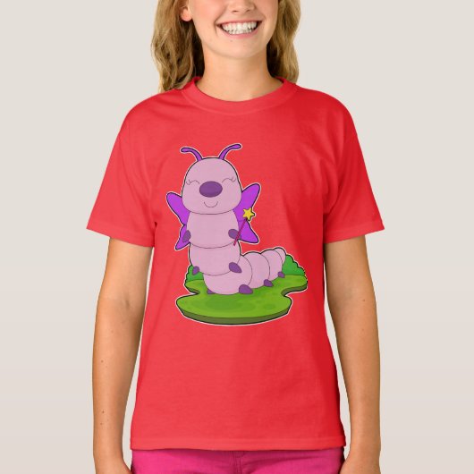 Rupsje Sprookjesstaf T-shirt (Voorkant)