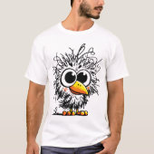 Rupsvogel: Mooie en Grappige Kunst T-shirt (Voorkant)