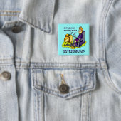 RUPUBLICANS KUNNEN STEMMEN VIERKANTE BUTTON 5,1 CM (In situ)