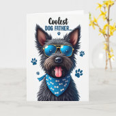 Rupue hond lief vaders kaart (Gele Bloem)