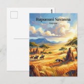Rupununi Savanne Guyana Briefkaart (Voorkant / Achterkant)