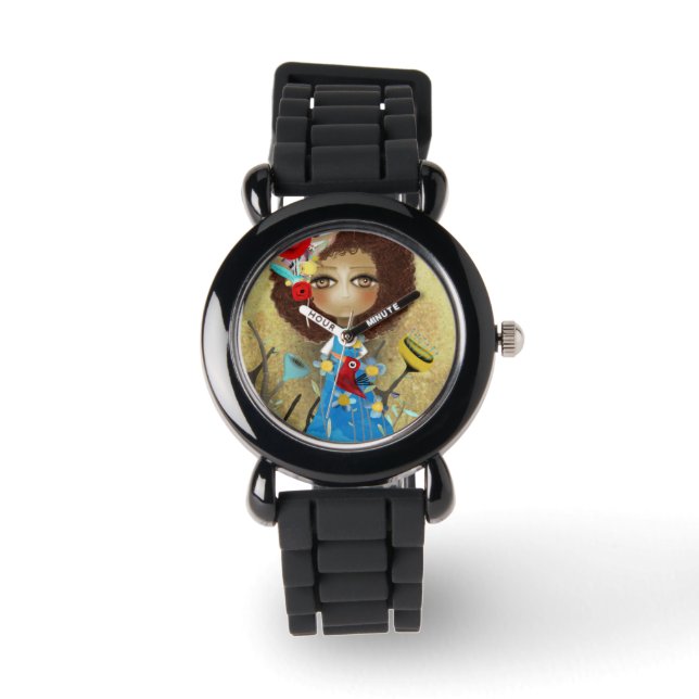 Rupydetequila Doll Horloge (Voorkant)