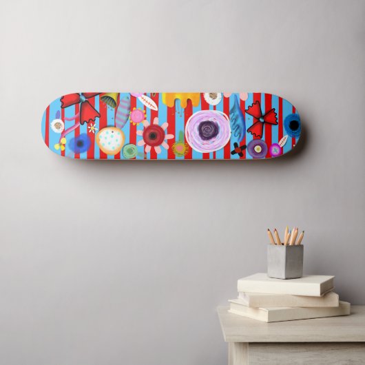 Rupydetequila editie ontwerp skateboard (Muurkunst (Horizontaal))