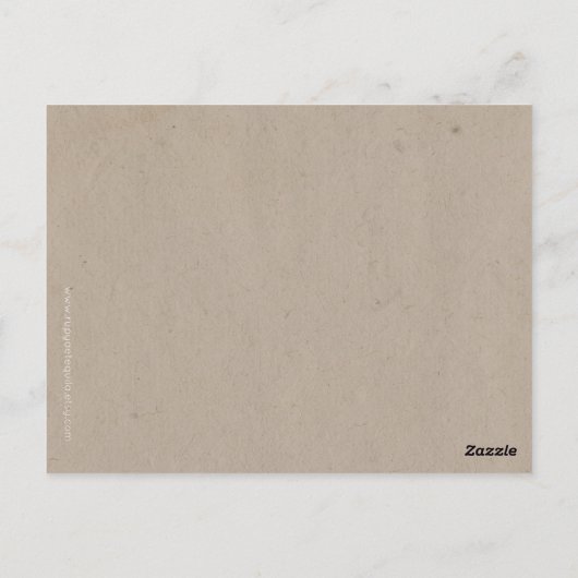 Rupydetequila Limited Edition Briefkaart (Achterkant)