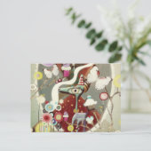 Rupydetequila winter snoep  briefkaart (Staand voorkant)