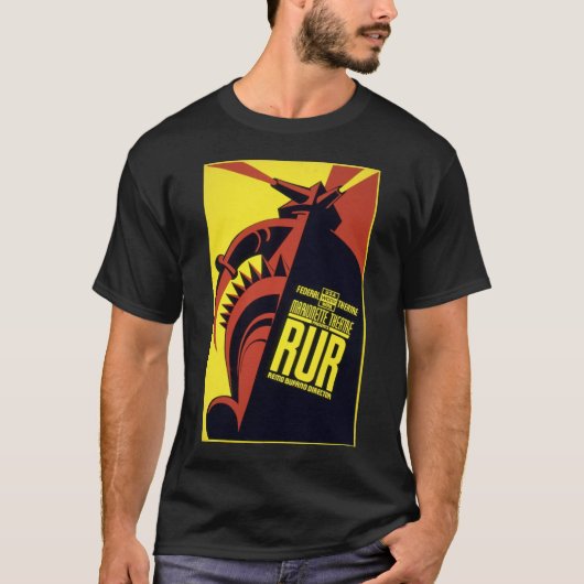 RUR - Rossum's Universal Robots - Karel Čapek 1939 T-shirt (Voorkant)