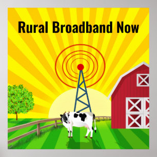 Ruraal Breedband Nu Poster