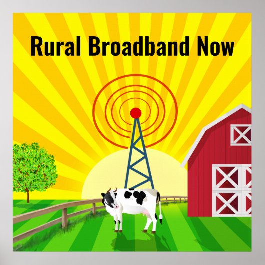 Ruraal Breedband Nu Poster (Voorkant)