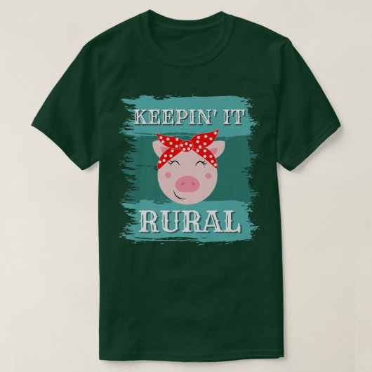 Ruraal houden, Grappige biggetjes varkens boeren m T-shirt (Design voorkant)