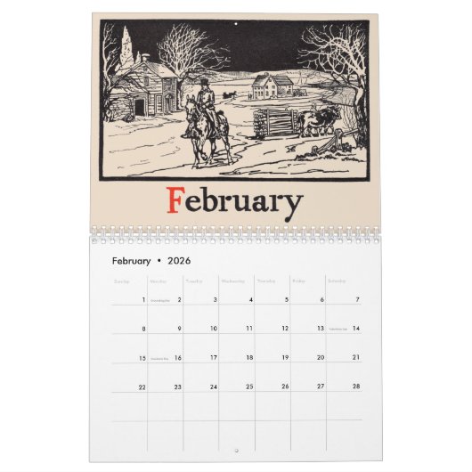 Rural America Kalender (Feb 2026)