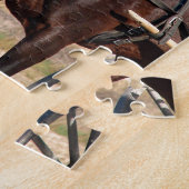 Rural Amish Horse and Buggy Legpuzzel (Zijkant)