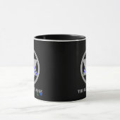 Rural Badge Mug Black Handle Mok (Midden)