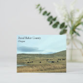Rural Baker County, Oregon Briefkaart (Staand voorkant)