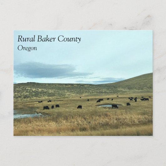 Rural Baker County, Oregon Briefkaart (Voorkant)
