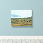 Rural Baker County, Oregon Canvas Afdruk (Insitu (Houten vloer))