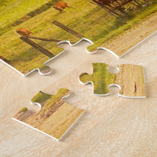 Rural Boerderij Minnesota. Legpuzzel (Zijkant)