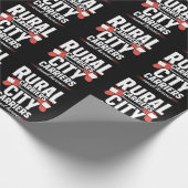 Rural Carriers Funny Mailman Delivery Cadeaupapier (Hoek)