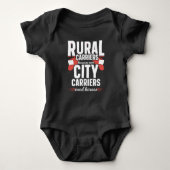 Rural Carriers Funny Mailman Delivery Romper (Voorkant)