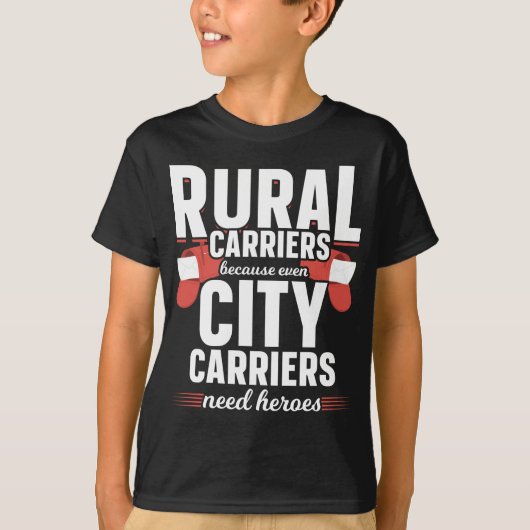 Rural Carriers Funny Mailman Delivery T-shirt (Voorkant)