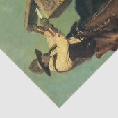 "Rural Delivery" Westerne kunst van NC Wyeth Tissuepapier (Detail)