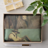 "Rural Delivery" Westerne kunst van NC Wyeth Tissuepapier (Geschenk)