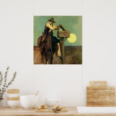 “Rural Delivery” Westerse kunst van NC Wyeth Poster (Keuken)