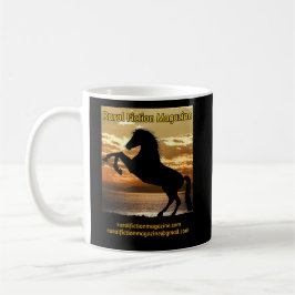 Rural Fiction Magazine Logo 2 (paard en zonsonderg Koffiemok