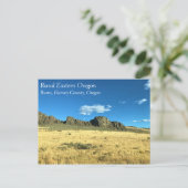 Rural Harney County, Burns, Oregon Briefkaart (Staand voorkant)