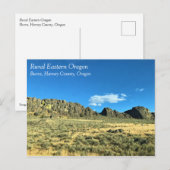 Rural Harney County, Burns, Oregon Canvas Po Briefkaart (Voorkant / Achterkant)