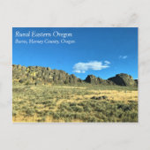 Rural Harney County, Burns, Oregon Canvas Po Briefkaart (Voorkant)
