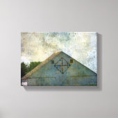 Rural Iowa Barn 2 Canvas Afdruk (Voorkant)