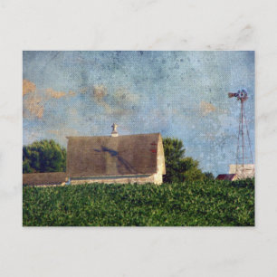 Rural Iowa Barn 4 Briefkaart