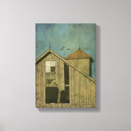 Rural Iowa Barn 5 Canvas Afdruk