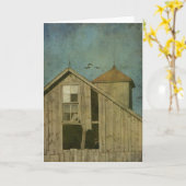 Rural Iowa Barn 5 Kaart (Gele Bloem)