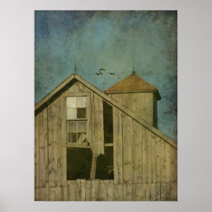 Rural Iowa Barn 5 Poster