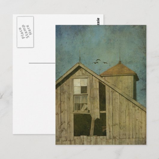 Rural Iowa Barn Briefkaart (Voorkant / Achterkant)