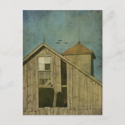 Rural Iowa Barn Briefkaart (Voorkant)