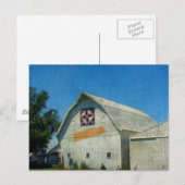 Rural Iowa Barn Briefkaart (Voorkant / Achterkant)