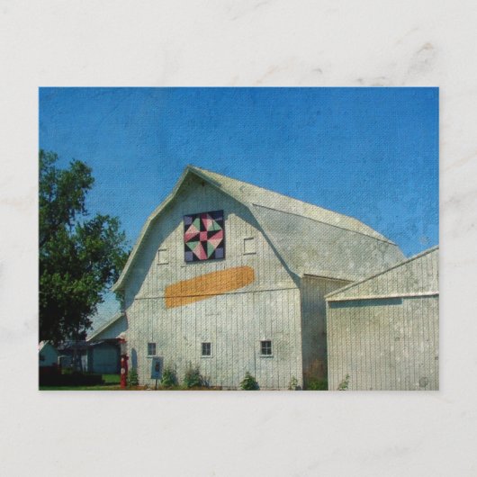 Rural Iowa Barn Briefkaart (Voorkant)