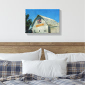 Rural Iowa Barn Canvas Afdruk (Insitu (Slaapkamer))