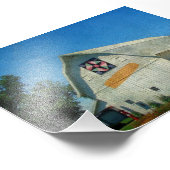 Rural Iowa Barn Foto Afdruk (Hoek)