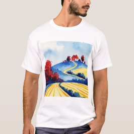 Rural landscape t-shirt