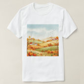 Rural landscape t-shirt (Design voorkant)