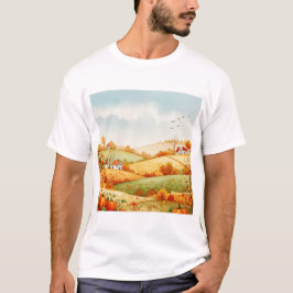 Rural landscape t-shirt
