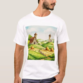 Rural landscape t-shirt
