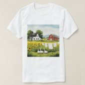 Rural landscape t-shirt (Design voorkant)